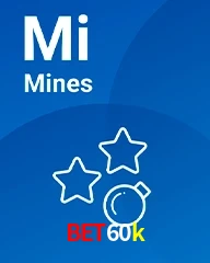 Mines bet60k cassino online jogo de estrelas e bombas