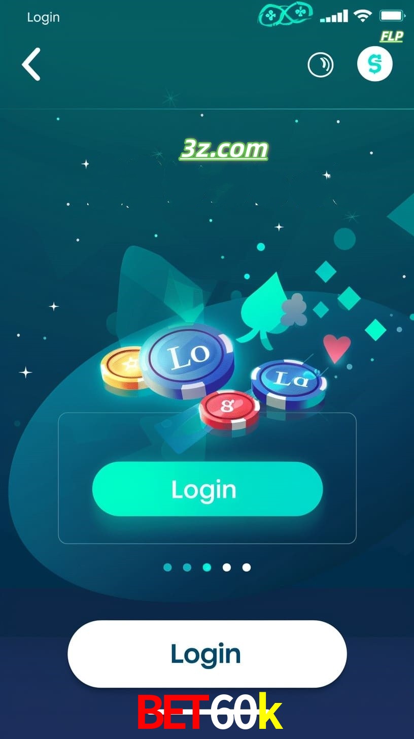 Login no aplicativo de cassino online bet60k Brasil com bônus de boas-vindas